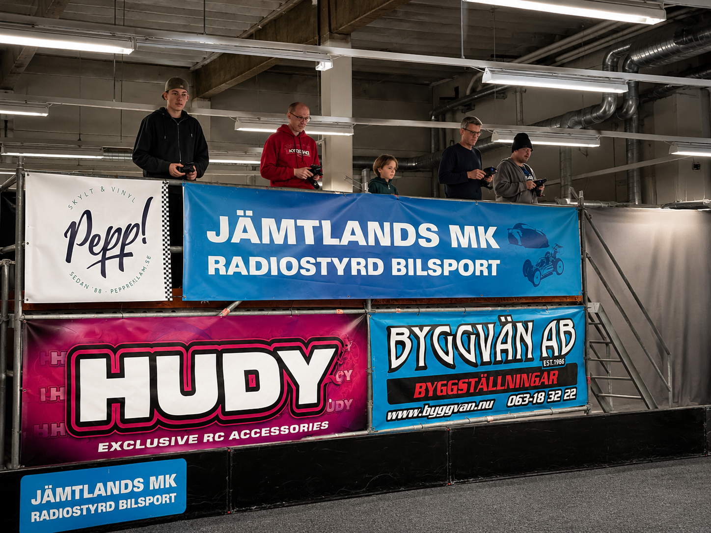 Förare i körställning vid Östersunds RC